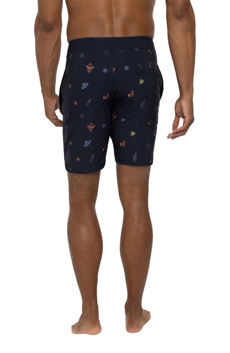 TravisMathew Sunset Mojito Board Shorts, Alternate, color, Dress Blues