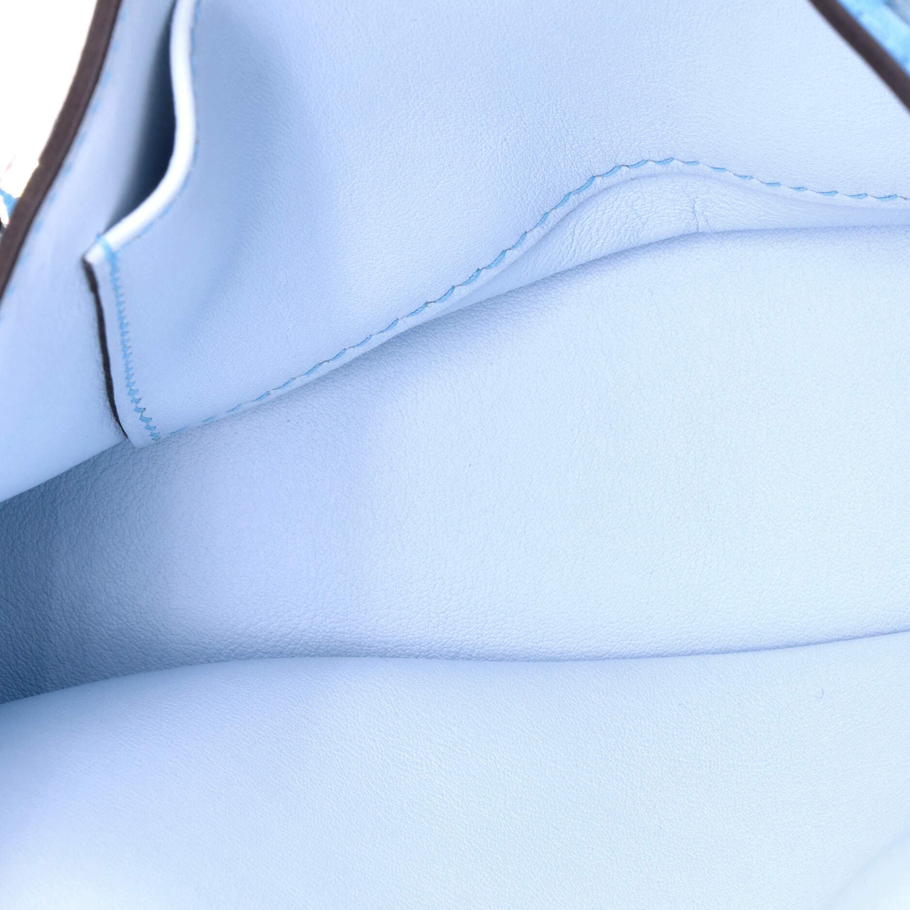 Pre-Owned Hermes Verso Jypsiere Bag Swift Mini, Alternate, color, Celeste