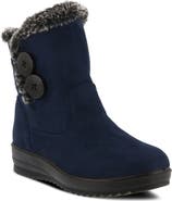 Flexus by Spring Step Istra Faux Fur Wedge Boot
