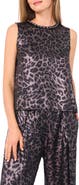 Vince Camuto Leopard Print Satin Tank