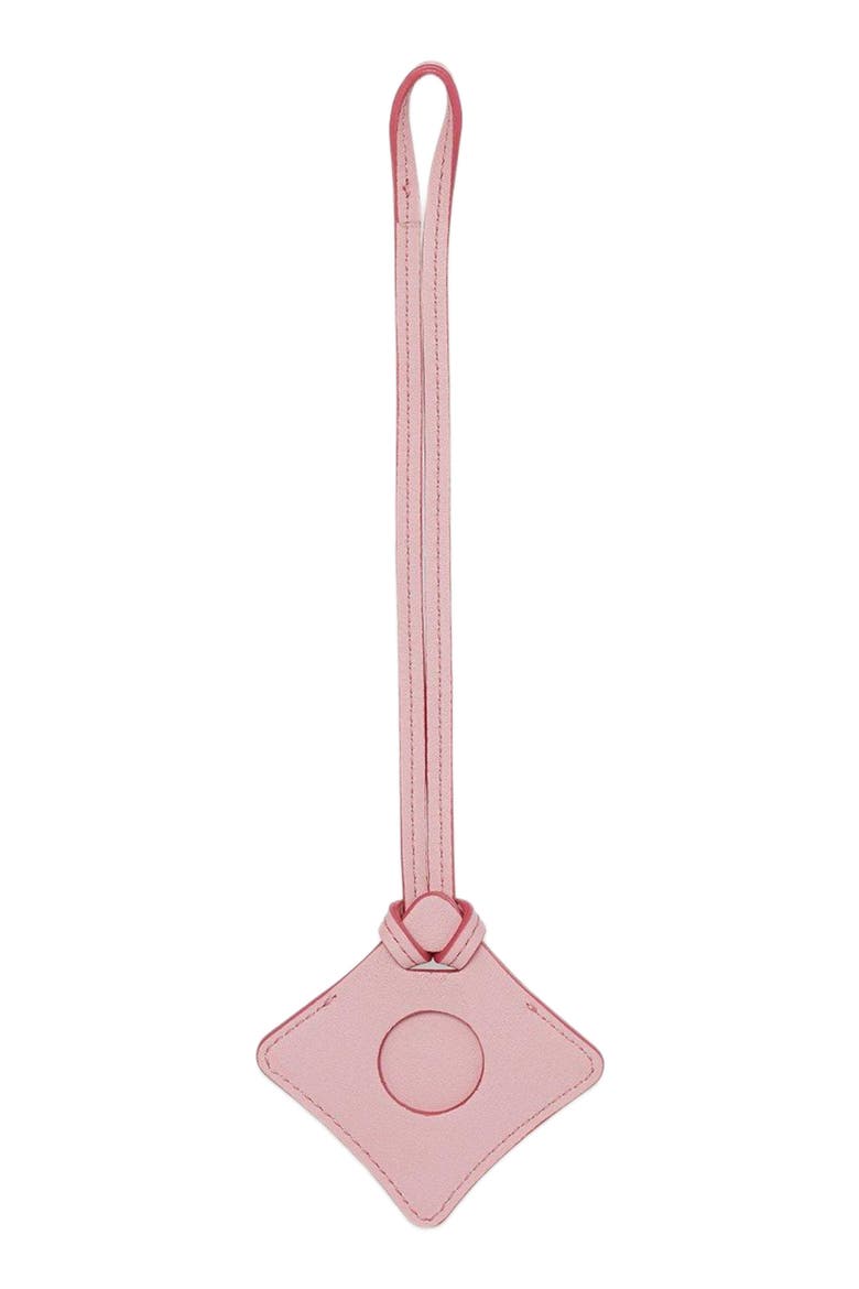 Ottomar AirTag Luggage Charm in Lauretos, Alternate, color, SILVER PINK