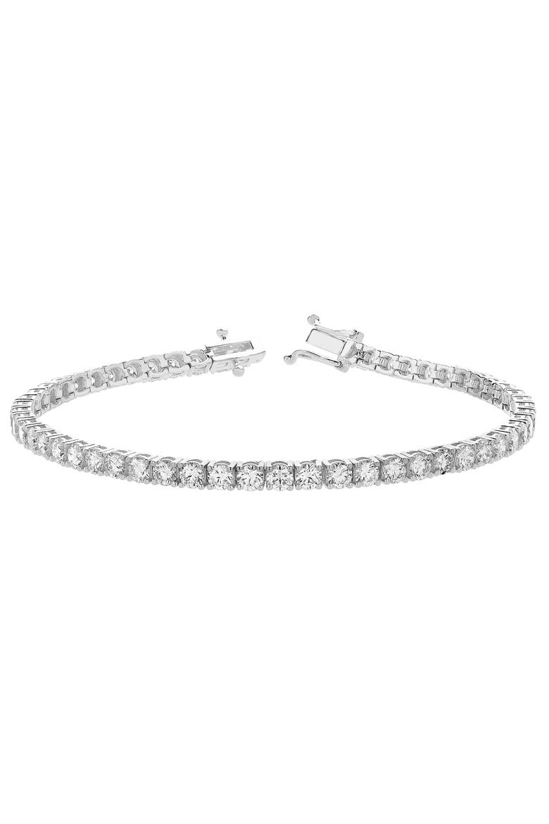 LMJ LoveGrown 10K White Gold Lab Grown Diamond Tennis Bracelets - 5.82 Cts, Main, color, 10K White Gold