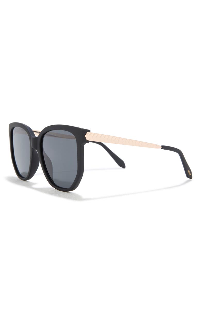 QUAY 56mm Coffee Run Round Sunglasses, Alternate, color,