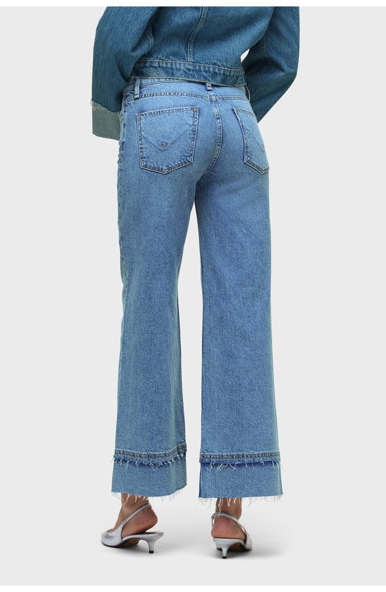 Hudson Jeans Rosie High-Rise Wide Leg Ankle Raw Hem, Alternate, color, Express