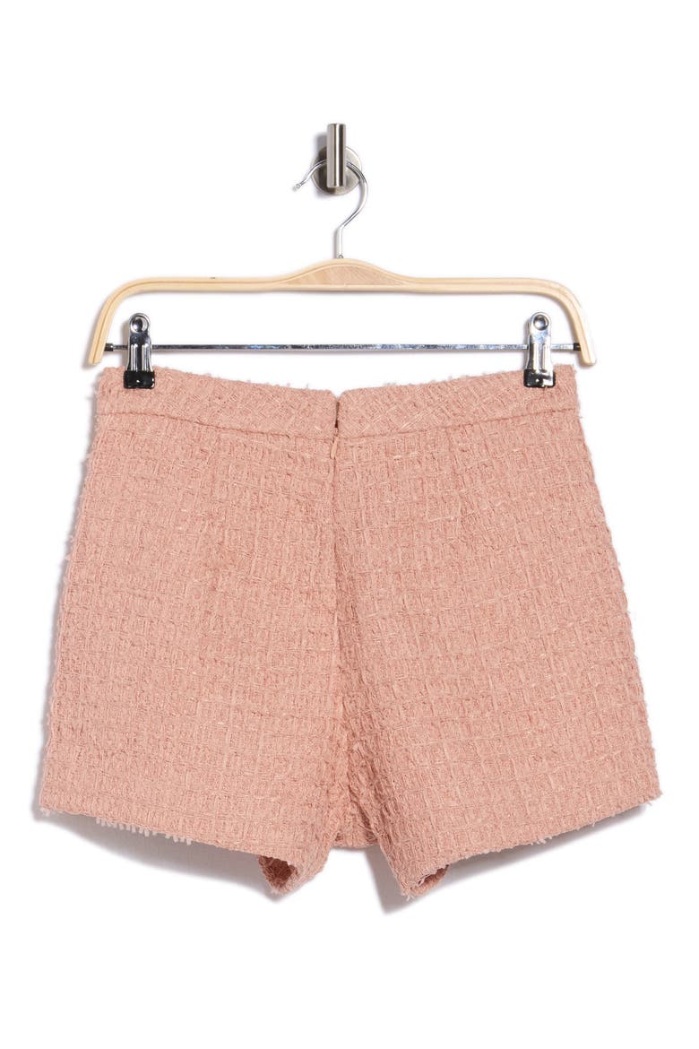 Ashton Tweed Shorts, Alternate, color, DUSTY PINK