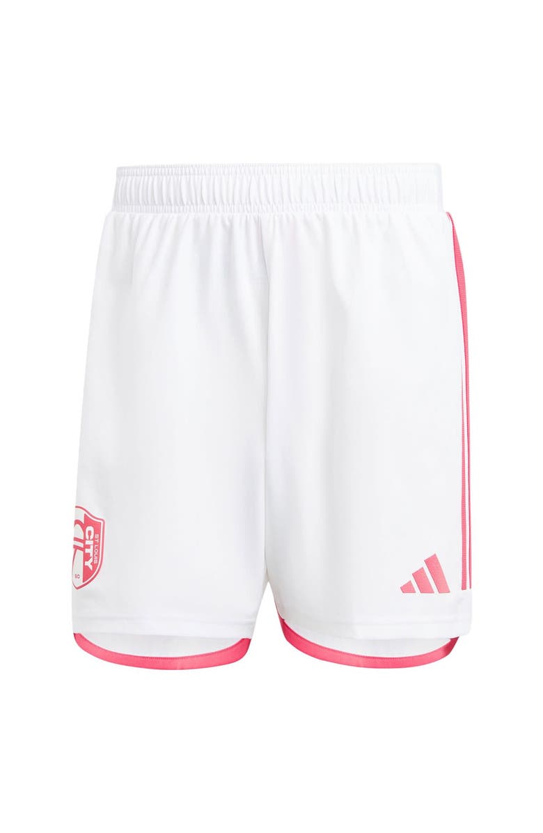 adidas Men's adidas White St. Louis City SC 2024 Away Authentic Shorts, Alternate, color, 