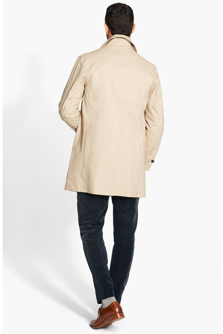 Bonded Raincoat, Alternate, color, KHAKI