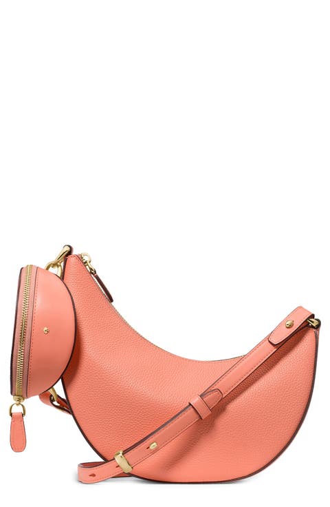 duo pebble leather crossbody bag