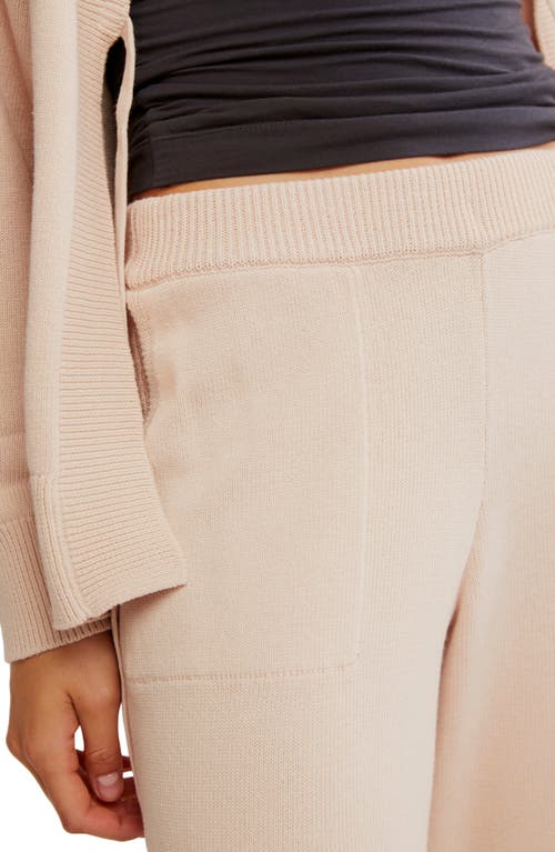 Shop Free People Solar Cardigan & Pants Set In Sand Dollar