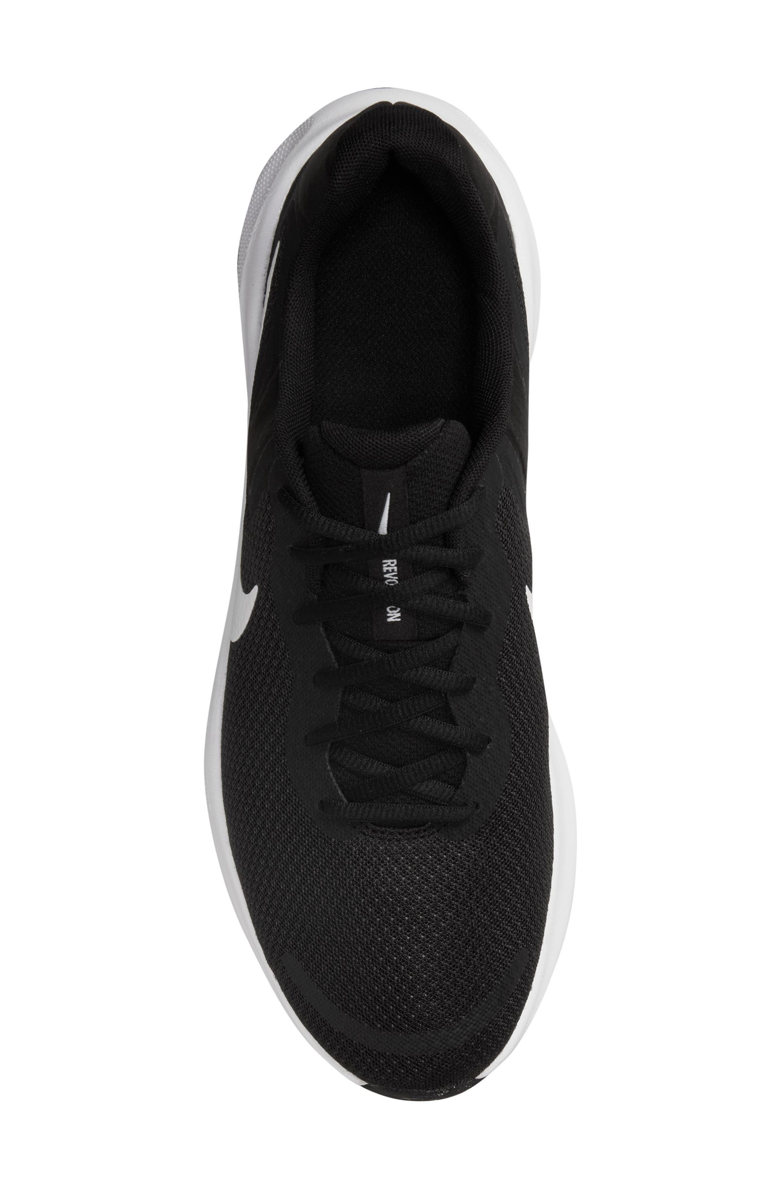 Nike Revolution 7 Running Shoe, Alternate, color, Black/ White