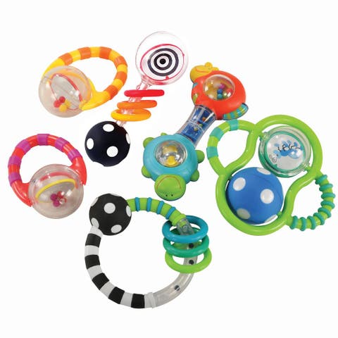 Baby Grasp & Explore Textured Rattle Set