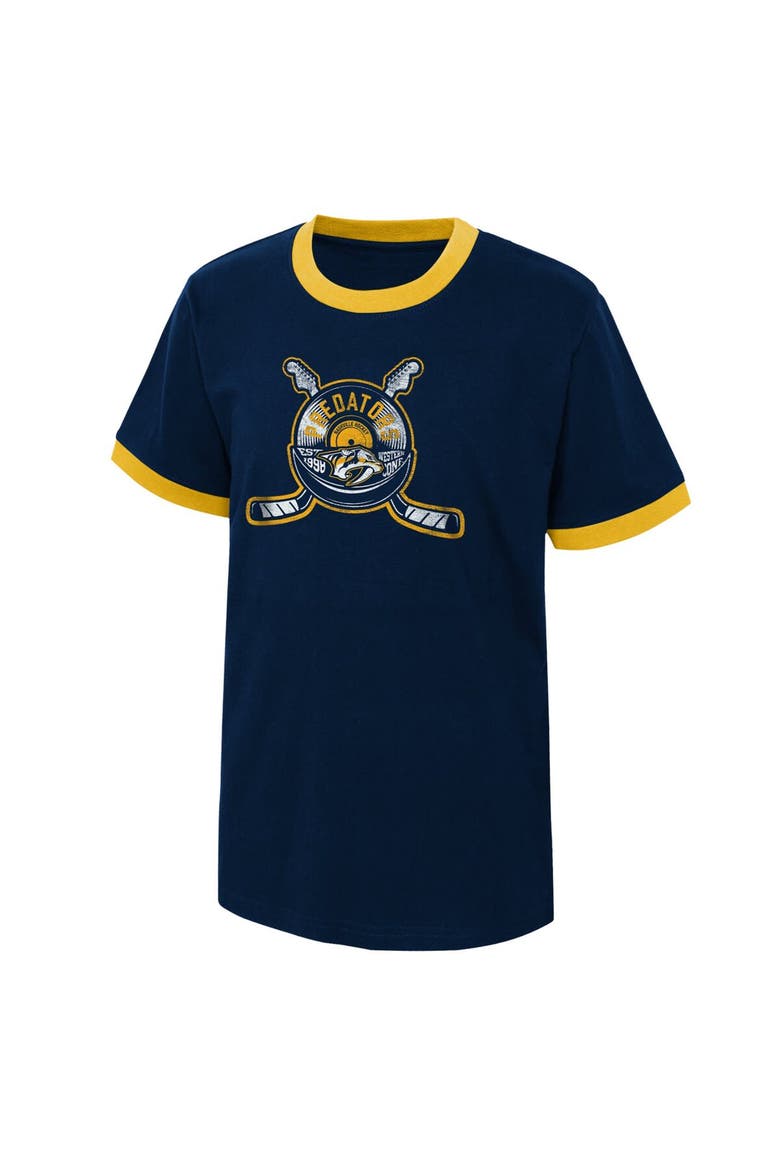 Youth Navy Nashville Predators Ice City T-Shirt, Alternate, color, Navy