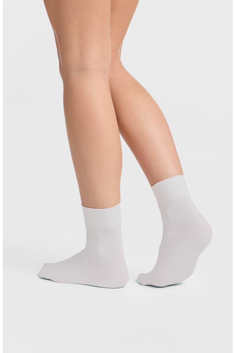 Ultimate Assorted 3-Pack Opaque Quarter Socks, Alternate, color, BLACK/ IVORY/ WHITE