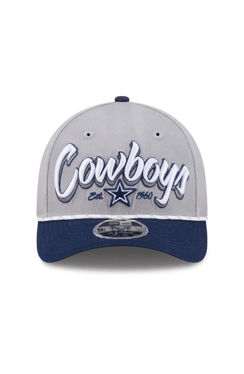 New Era Men's New Era Gray Dallas Cowboys Team Loyal A-Frame 9FORTY Adjustable Hat, Alternate, color, Gray