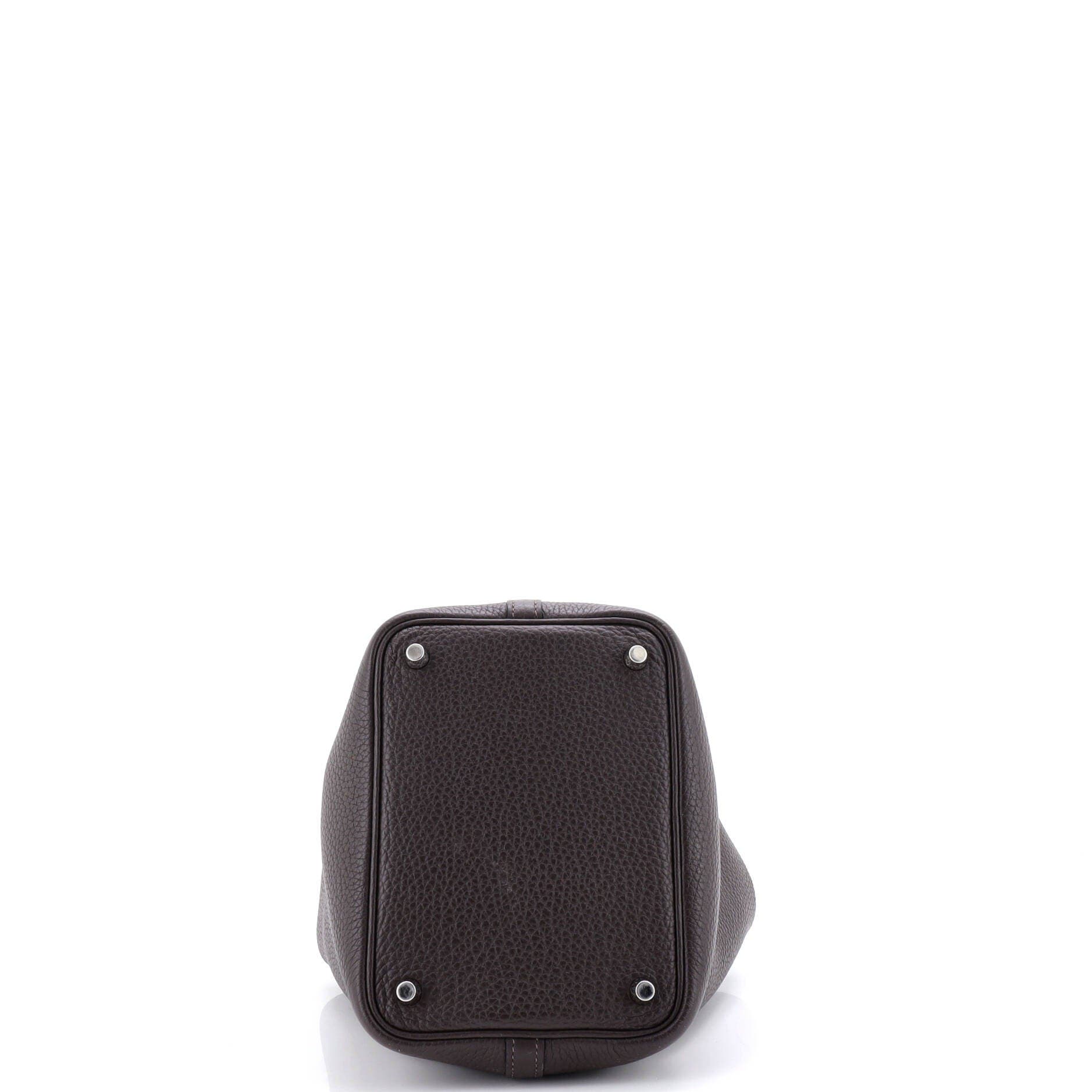 Pre-Owned Hermes Picotin Lock Bag Clemence PM, Alternate, color, Ebene