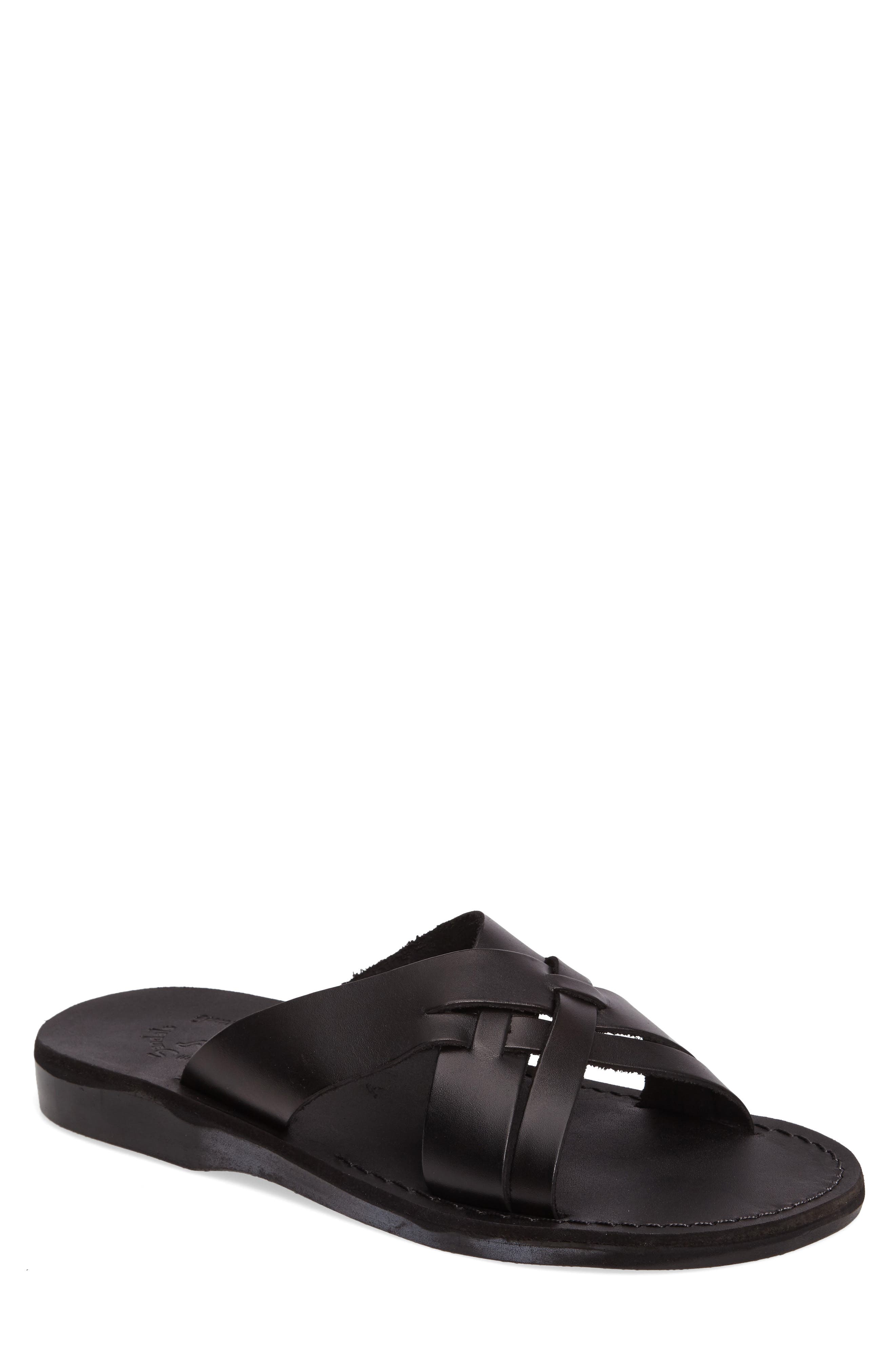 Jerusalem Sandals Jesse Slide Sandal, Main, color, 