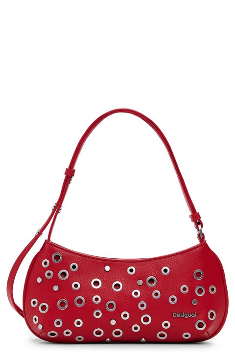 Faux Leather Crossbody Bag