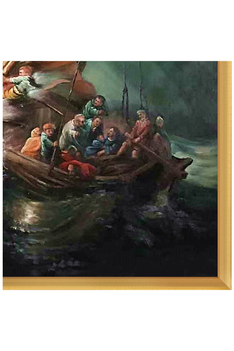 Dusty Storm Color OVERSTOCK ART The Storm on the Sea of Galilee by Rembrandt Canvas Wall ...