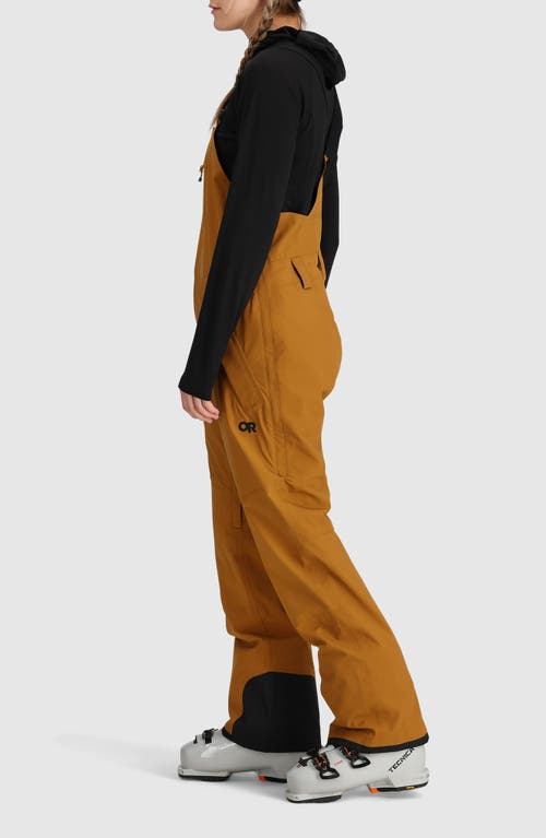 Outdoor Research Snowcrew Waterproof Insulated Bibs In Brown