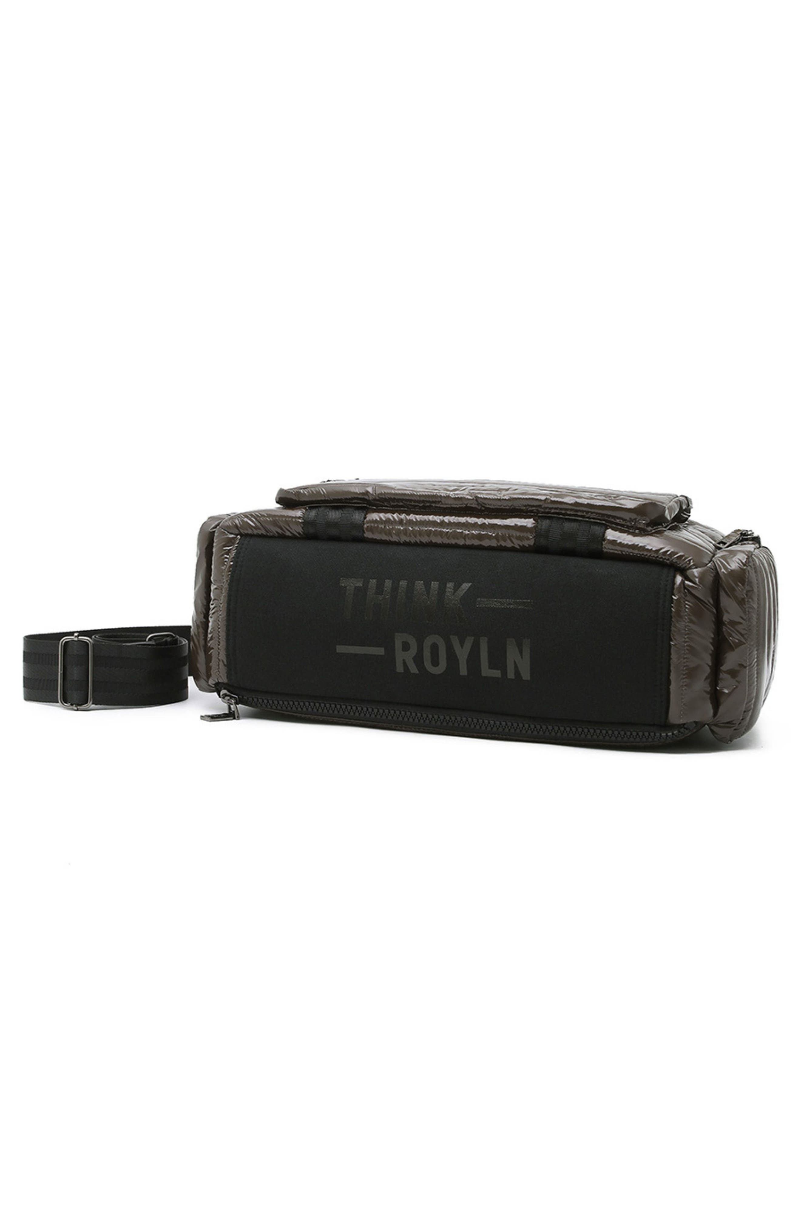 Voyager Travel Bag, Alternate, color, GLOSSY CHOCOLATE