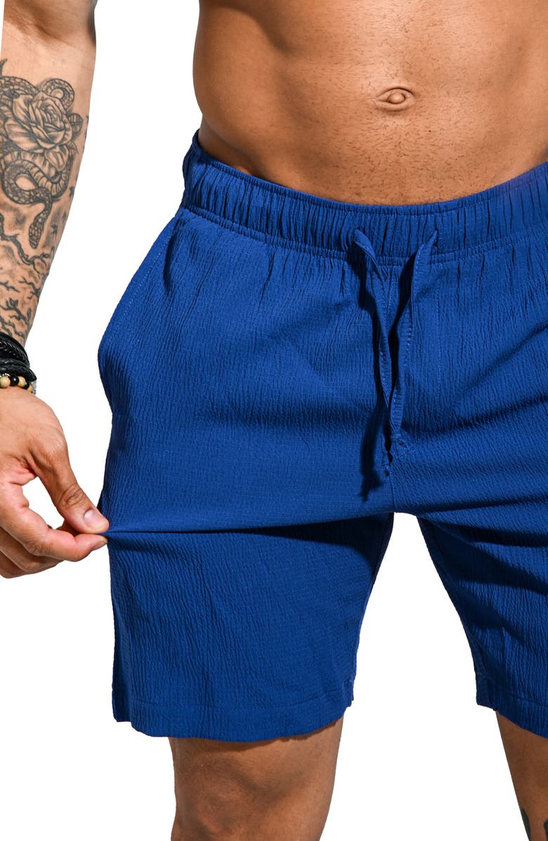 Maceoo Everyday Drawstring Shorts, Alternate, color, Blue