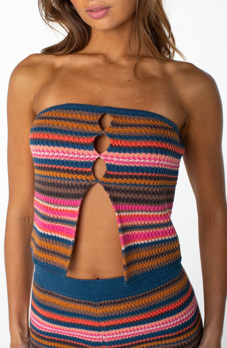 Roxy Island View Cutout Tube Top, Main, color,