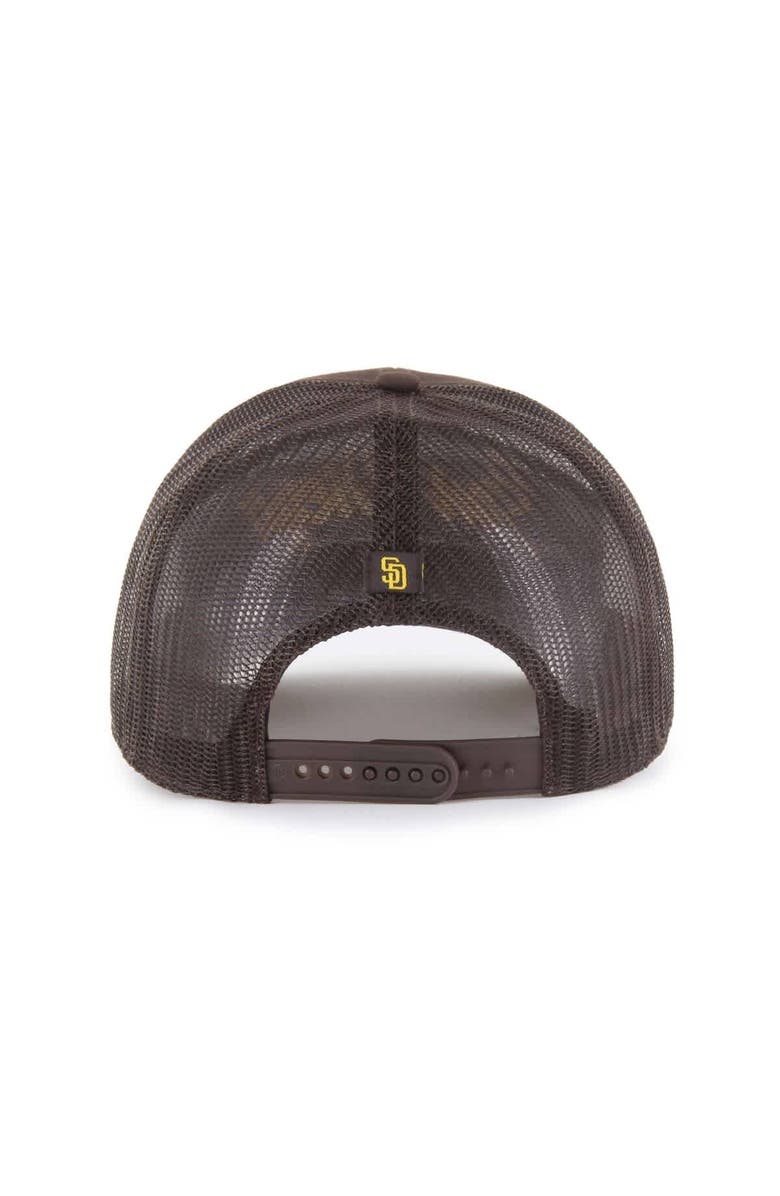 '47 Men's '47 Brown San Diego Padres Garner Trucker Adjustable Hat, Alternate, color, Brown