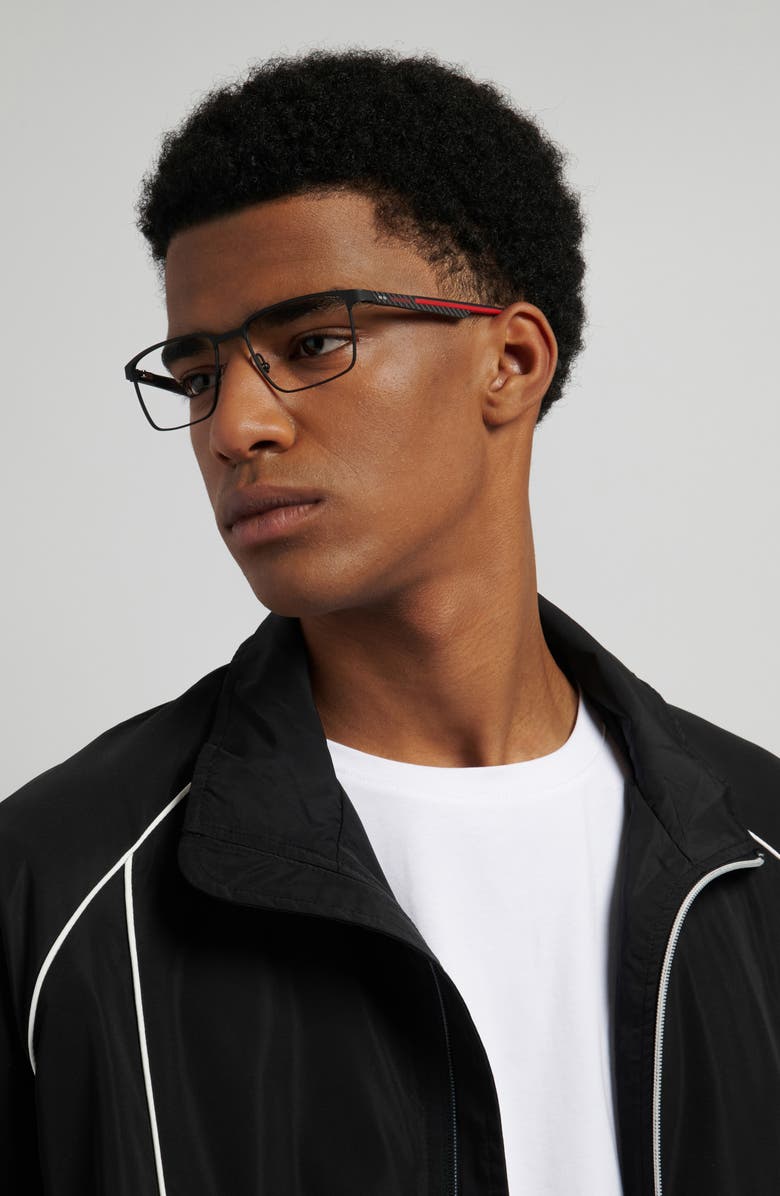 Carrera Eyewear 55mm Rectangular Optical Glasses, Alternate, color, 