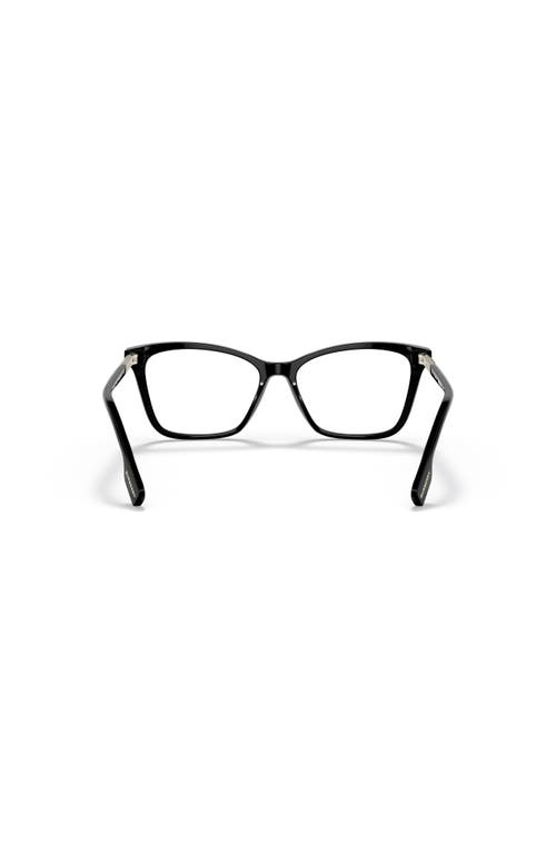 Burberry 55mm Cat Eye Optical Glasses In Black