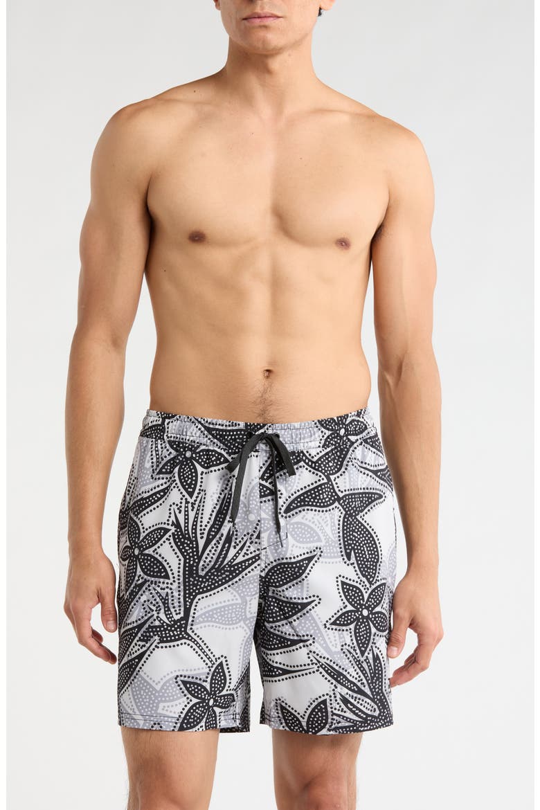 Kickturn Volley Swim Trunks, Main, color, NIMBUS CLOUD