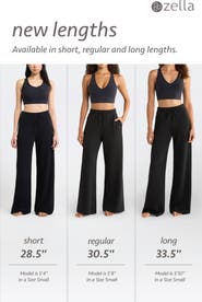 Zella Soft Luxe Wide Leg Pants
