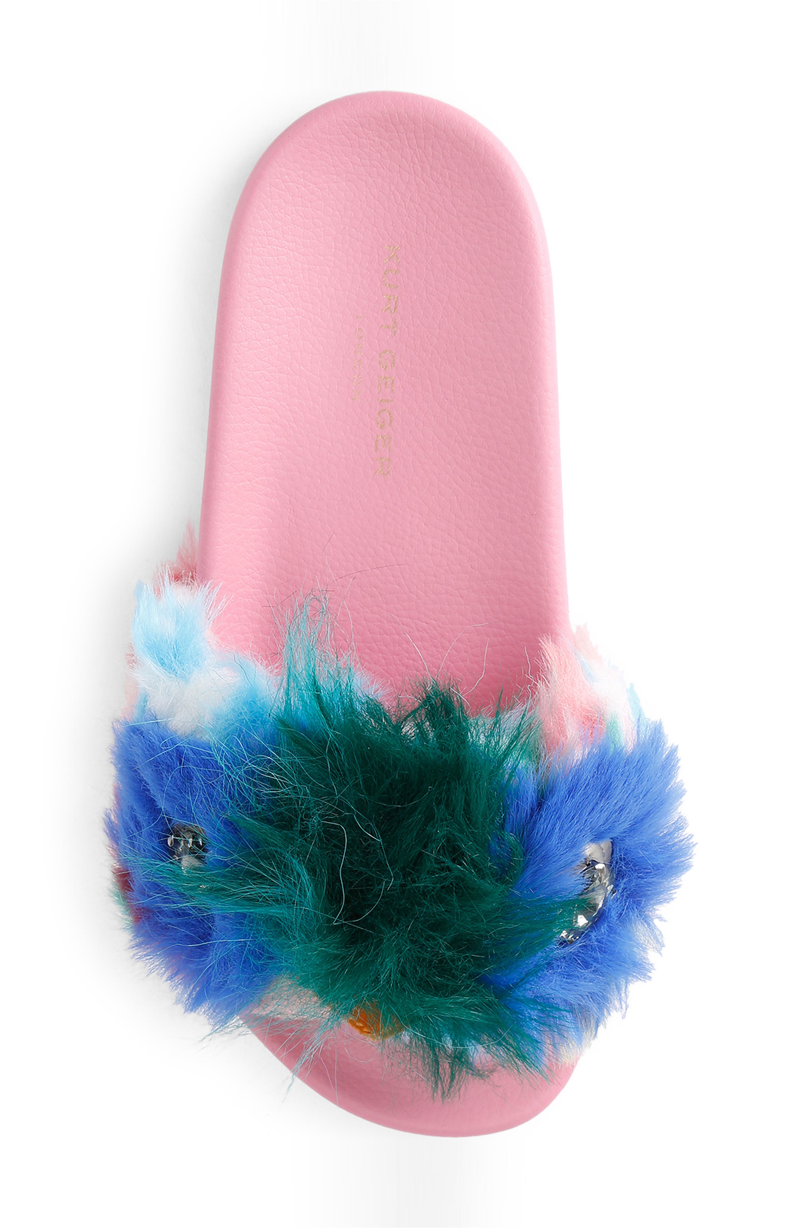 Meena Mascot Slide Sandal, Alternate, color, OPEN PINK
