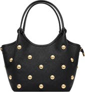 Persaman New York Caterina Studded Leather Tote