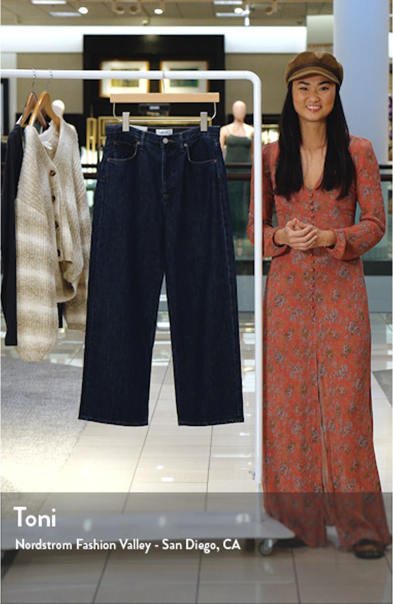 Ren High Waist Ankle Wide Leg Jeans, sales video thumbnail