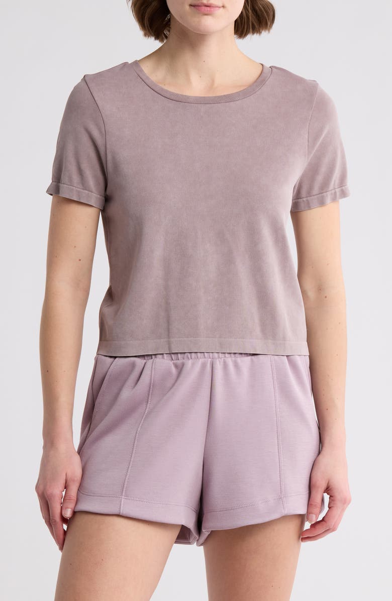 HARMONY AND BALANCE Seamless Cropped T-Shirt, Main, color, 