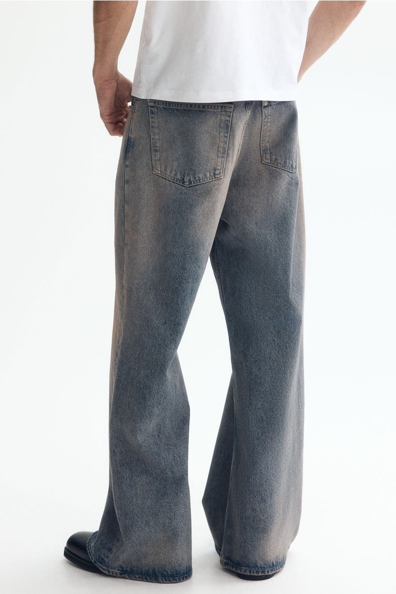 Loose Bootcut Jeans, Alternate, color, Washed denim blue
