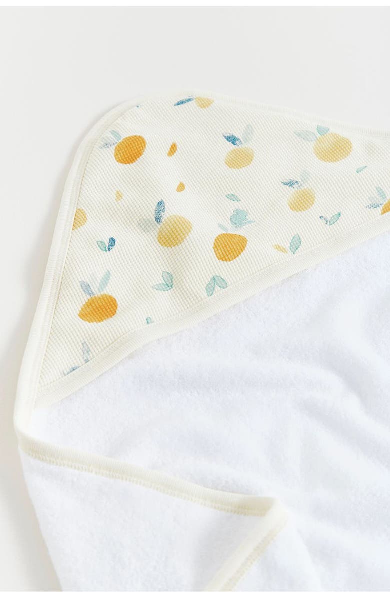 Babycottons Premium Cotton Nature Large Hooded Towel For Infant, Alternate, color,