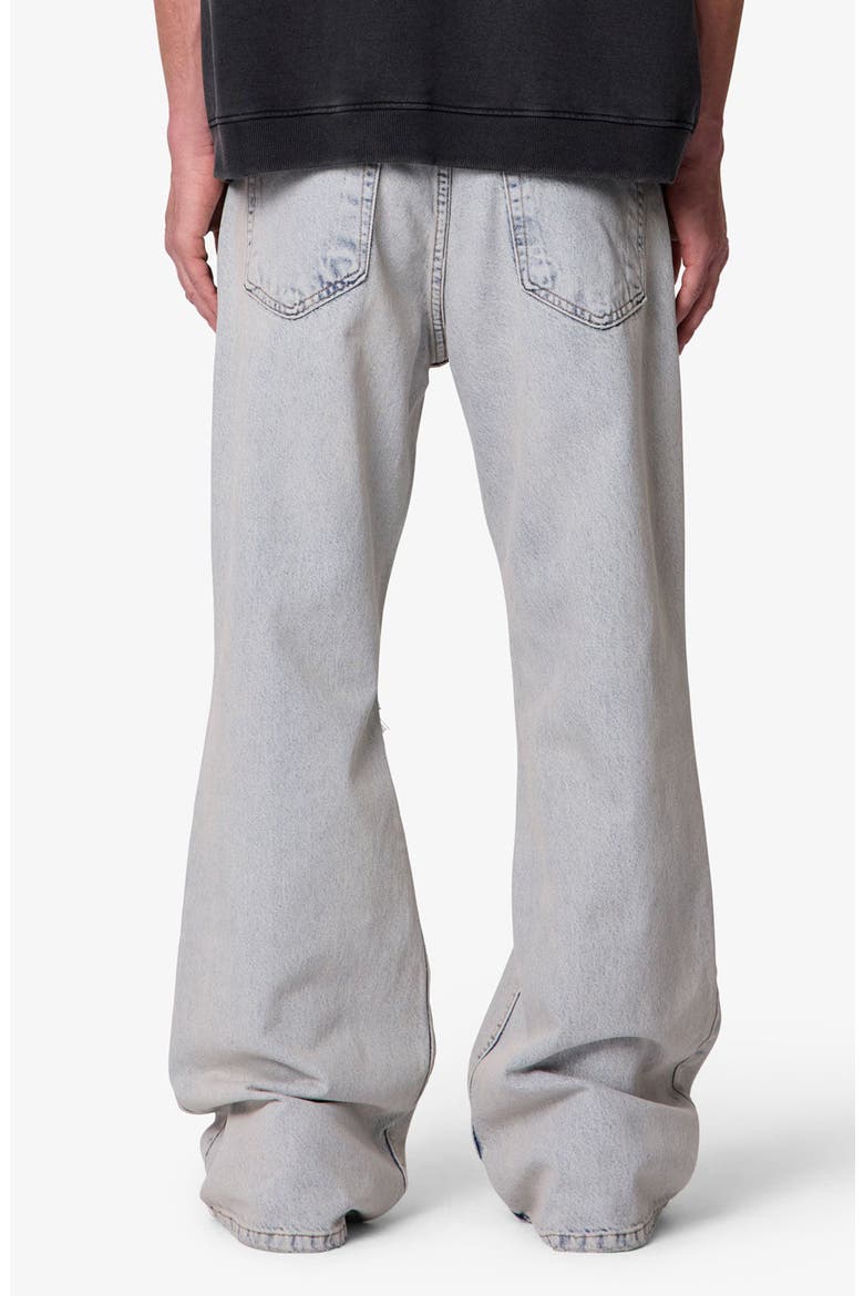Distressed Kick Flare Jeans, Alternate, color, LIGHT BLUE