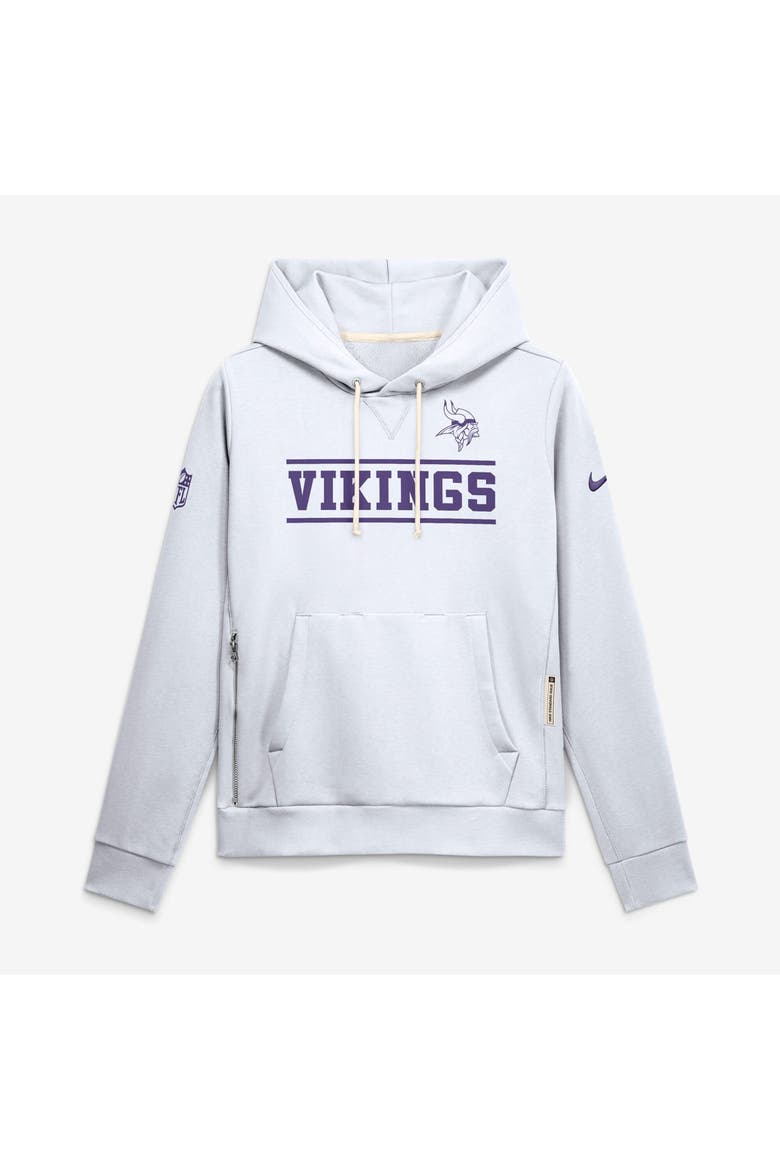 Women's Nike White Minnesota Vikings Alt Sideline Standard Issue Dri-FIT Hoodie, Alternate, color, White