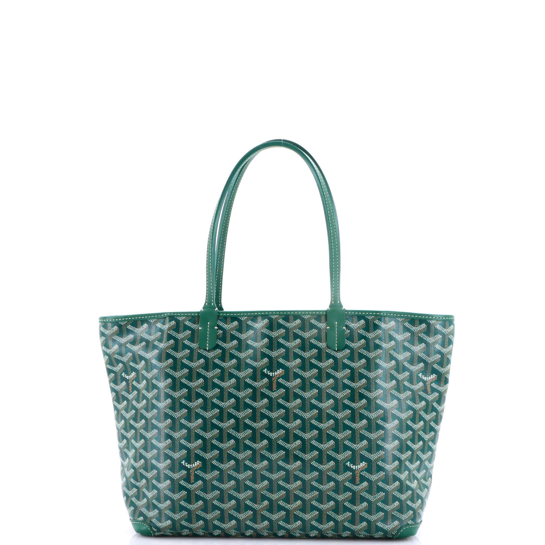 Pre-Owned Goyard Artois Tote Coated Canvas PM, Alternate, color, Green