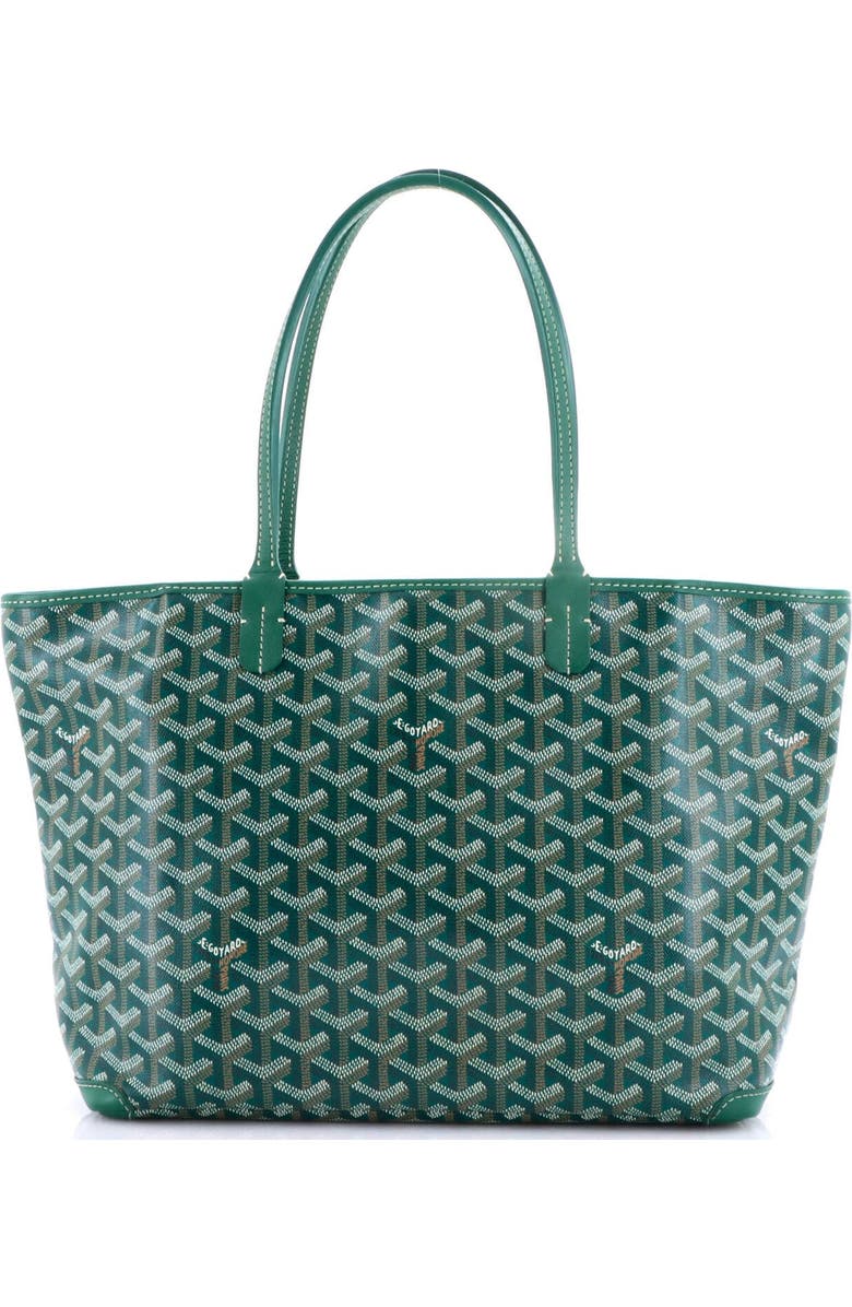 Pre-Owned Goyard Artois Tote Coated Canvas PM, Alternate, color, Green