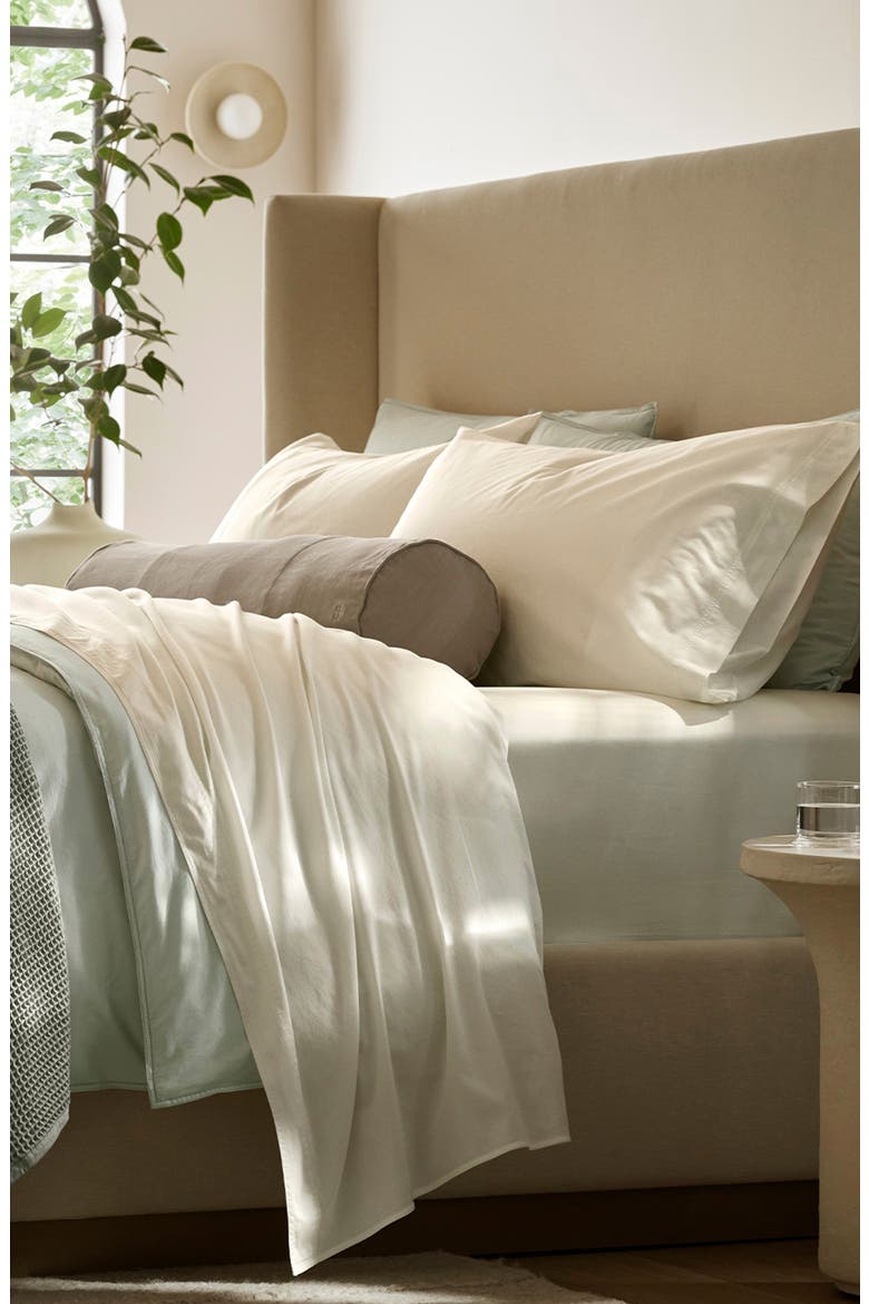 Signature Vintage Wash Set of 2 Pillowcases, Alternate, color, VINTAGE CREAM
