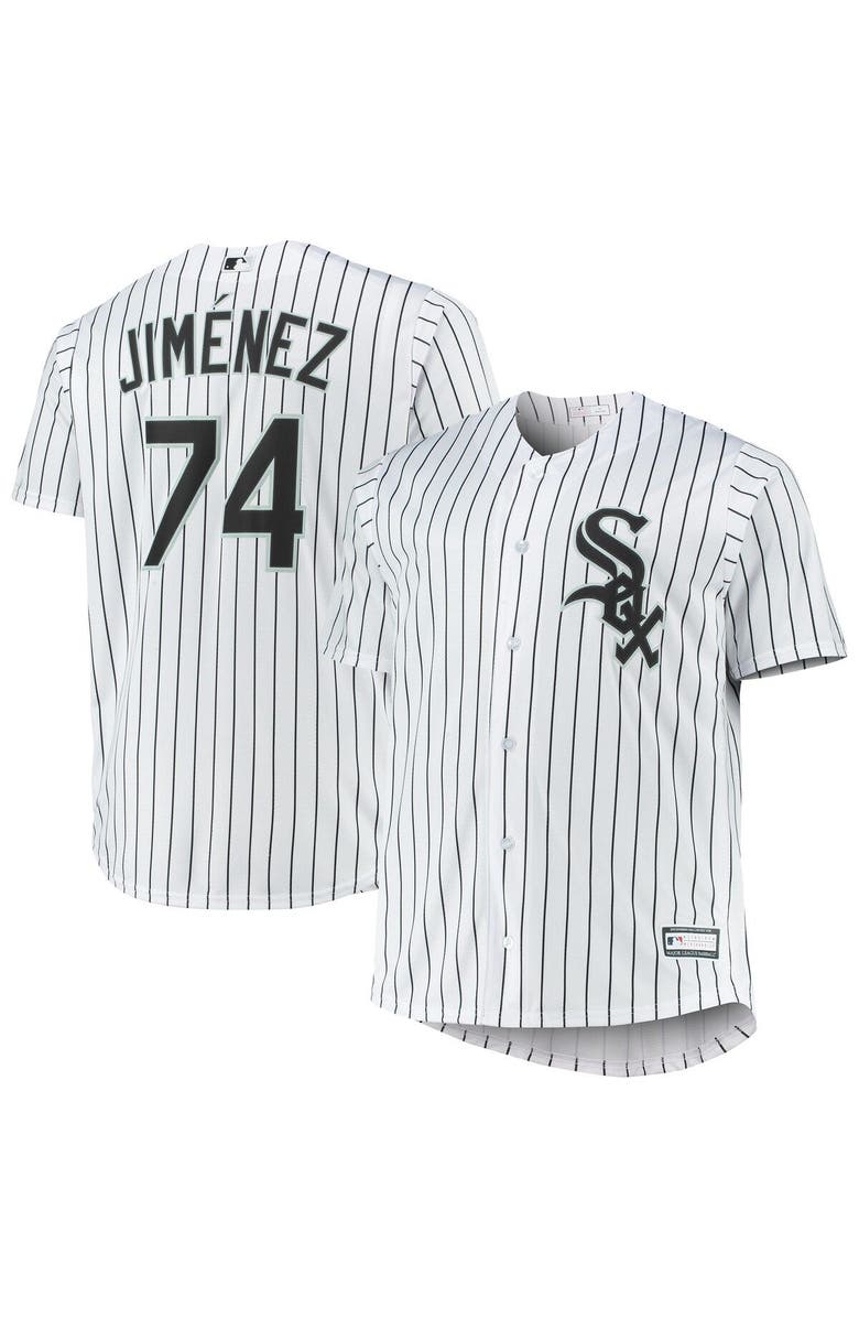 PROFILE Men's Eloy Jimenez White Chicago White Sox Big & Tall Replica Player Jersey, Main, color,