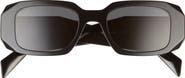 Prada Runway 49mm Rectangular Sunglasses