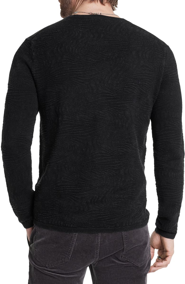 John Varvatos Mercer Wave Long Sleeve T-Shirt, Alternate, color, 