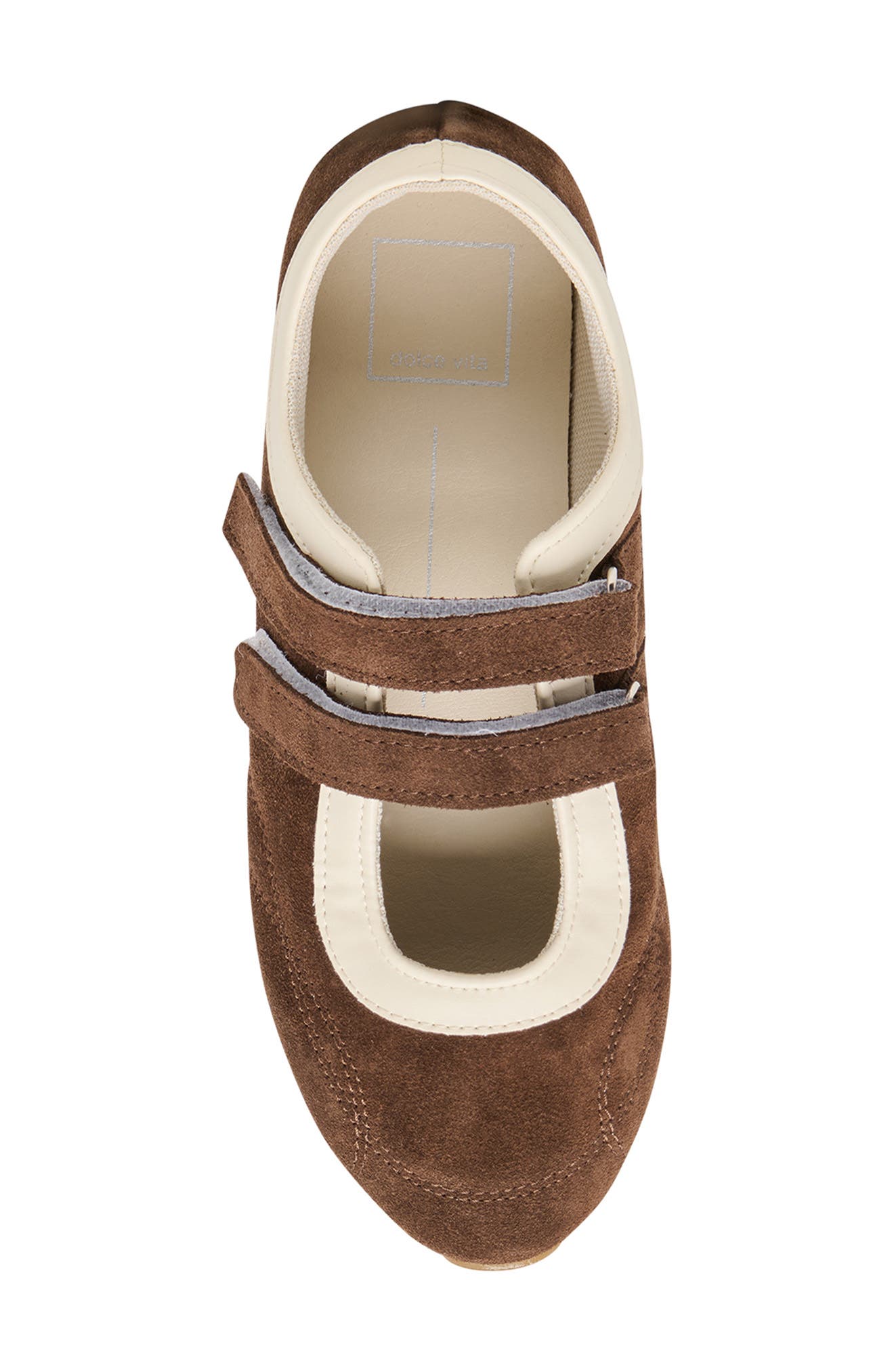 Swan Mary Jane Sneaker, Alternate, color, DARK BROWN SUEDE