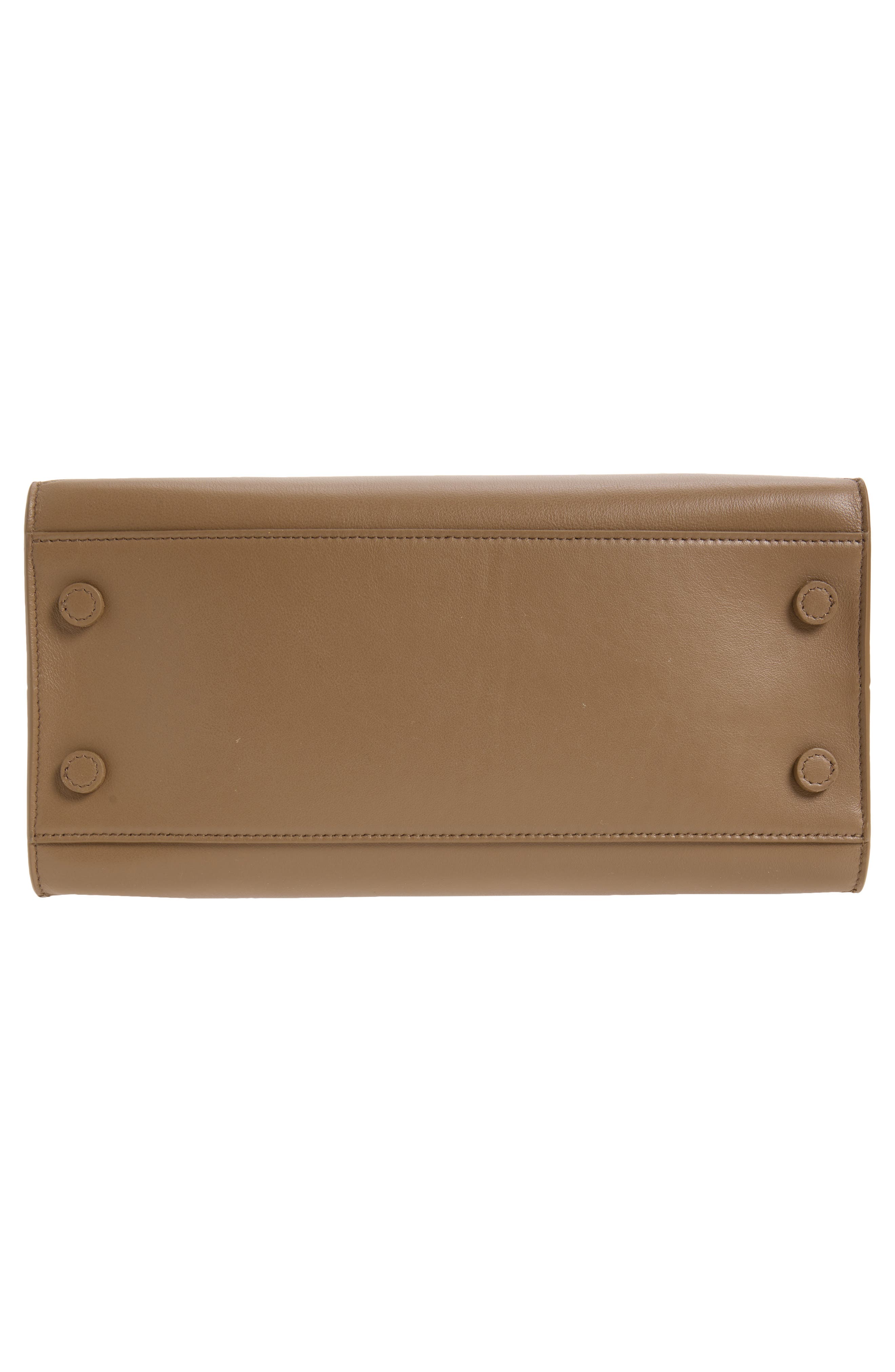 Victoria Beckham The Plié Top Handle Bag, Alternate, color, Dove Grey