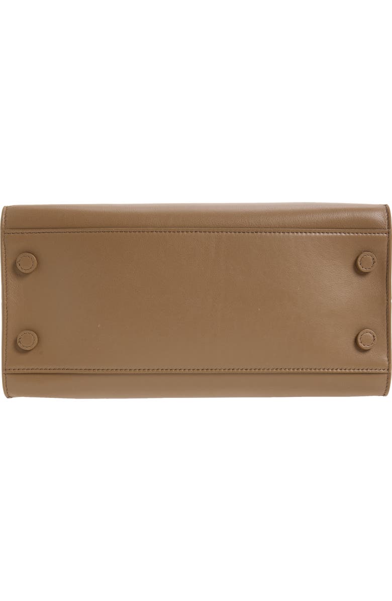 Victoria Beckham The Plié Top Handle Bag, Alternate, color, Dove Grey
