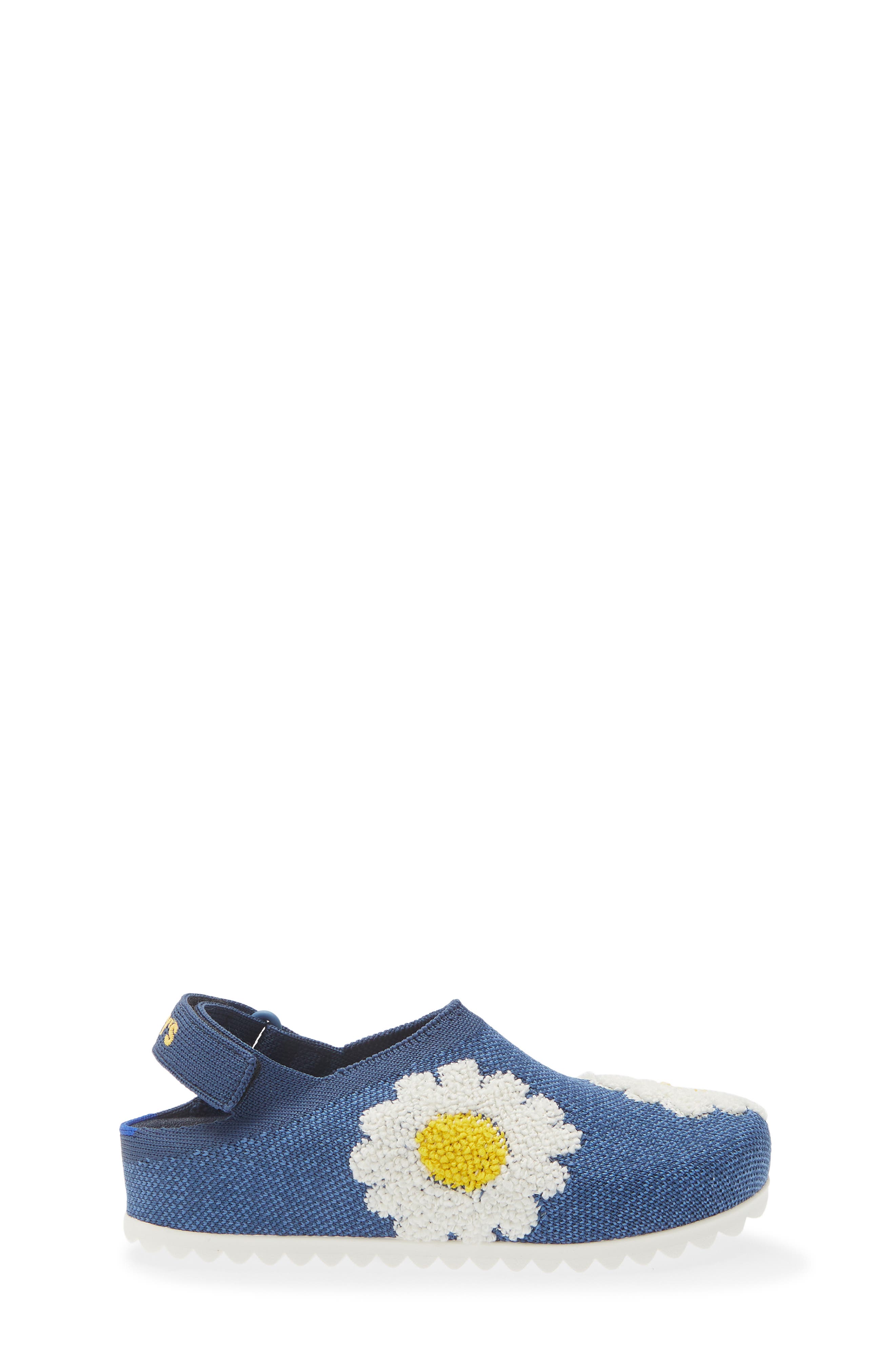 The Kids' Clog, Alternate, color, INDIGO DAISY