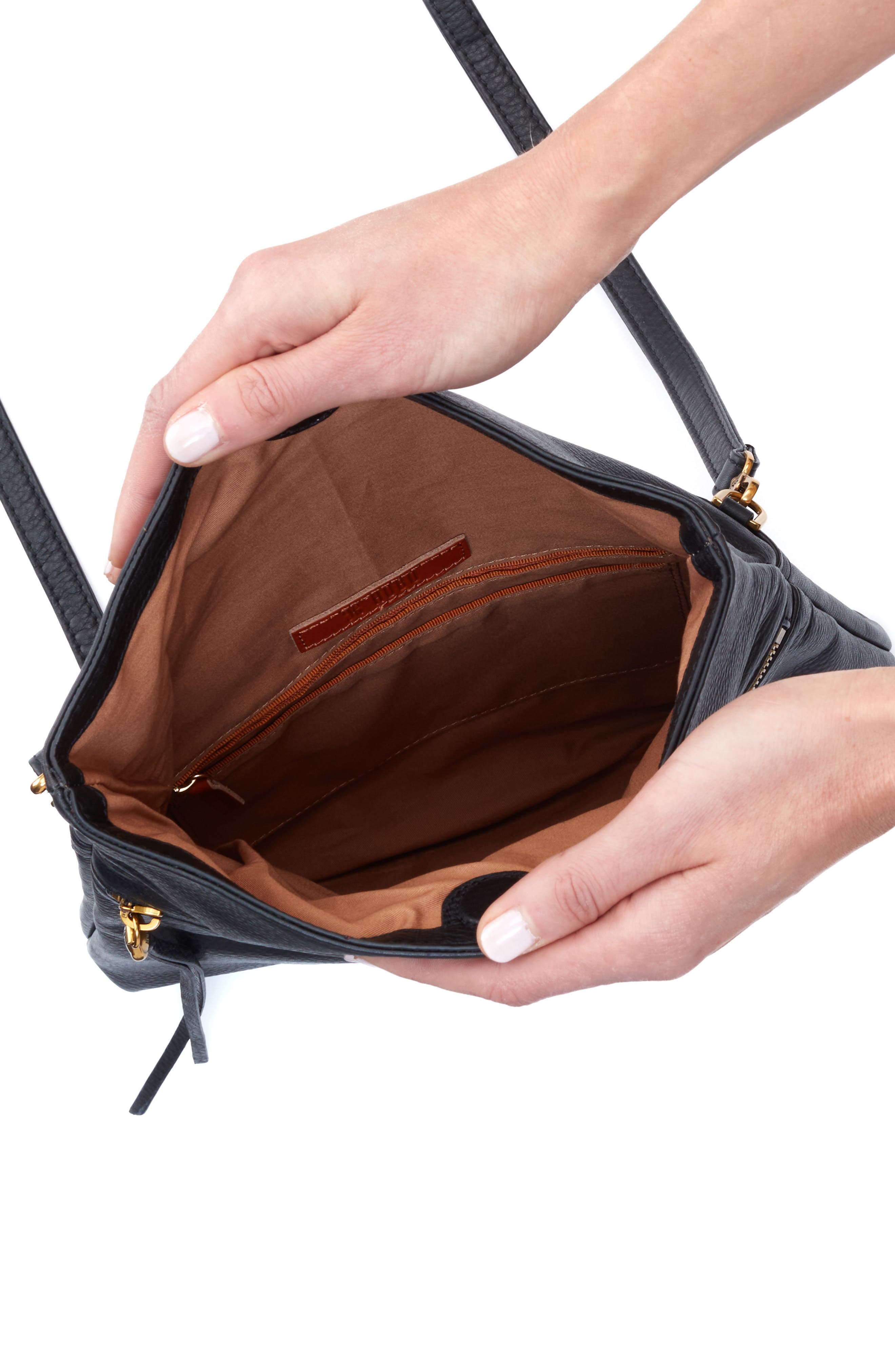 HOBO Draft Leather Crossbody Bag, Alternate, color, 